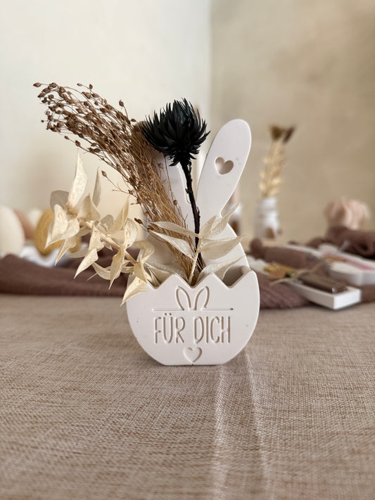 Geschenkset mit Trockenblumen