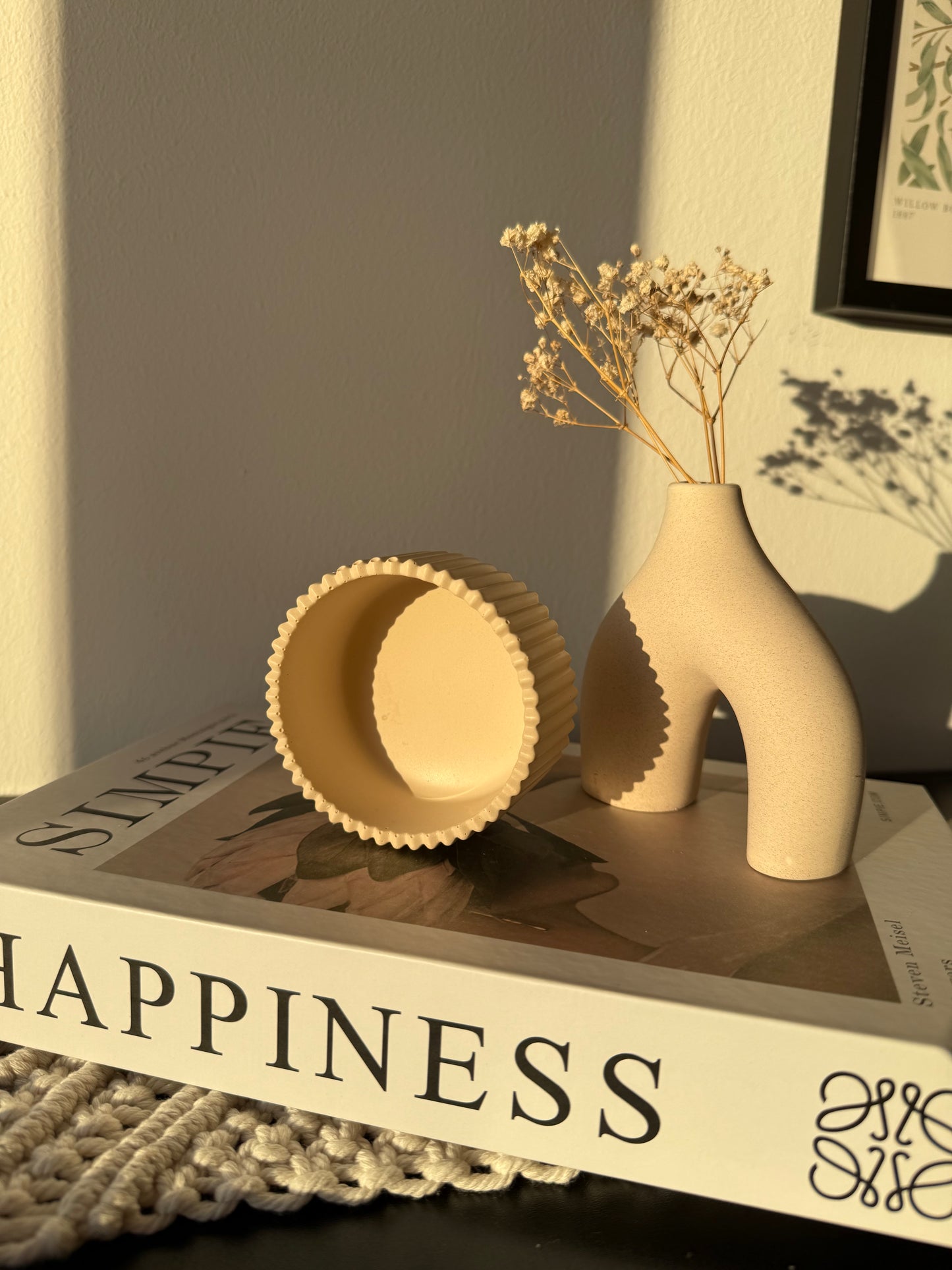 Schmuckschale mit Rillen