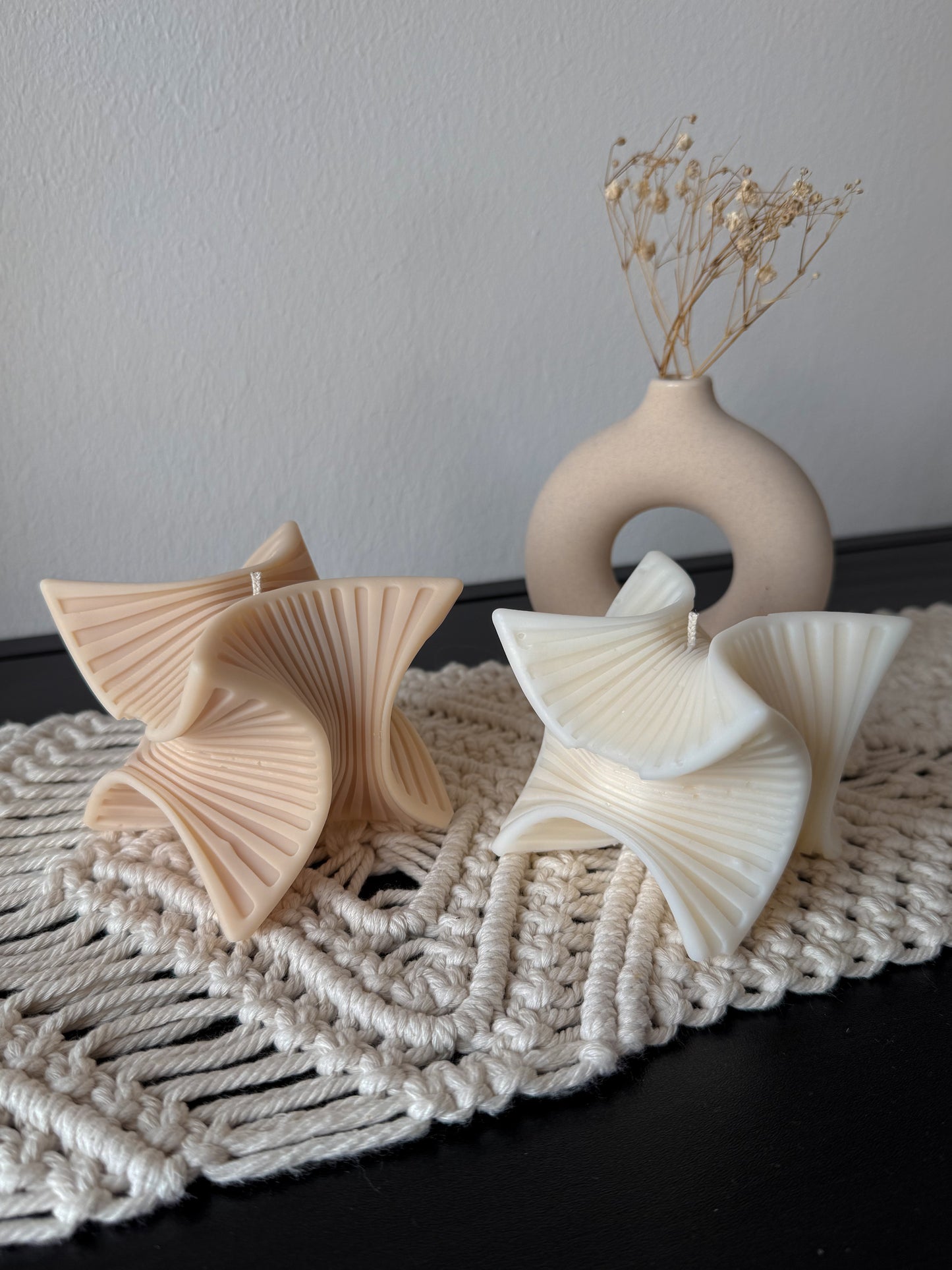 Swirl Stern Kerze
