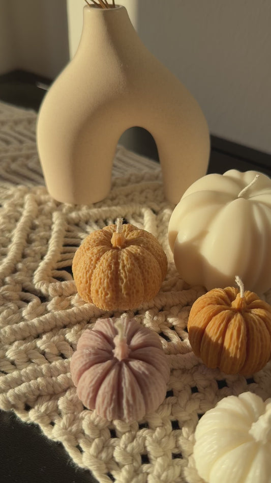 Kürbis Kerzen Set - 7teilig